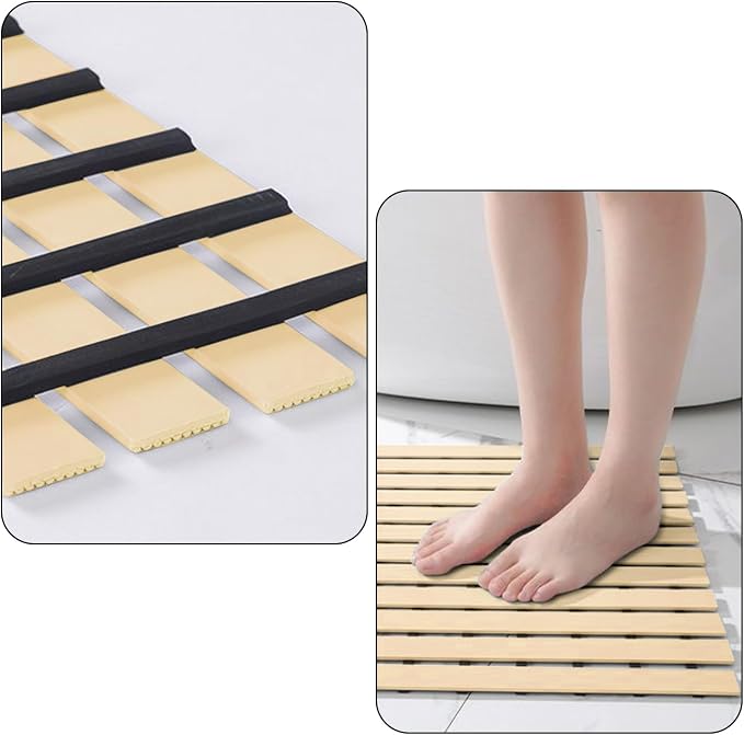 Non Slip Large Shower Mat, Non Suction Cups Shower Mats - Image 4