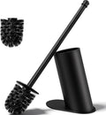 Toilet Brush and Holder Set, Stainless Steel Toilet Bowl Brush by Gorlary