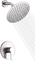 sumerain Shower Faucet Brushed Nickel, Single Handle Solid Brass Rough-in Valve by SUMERAINFAUCETS