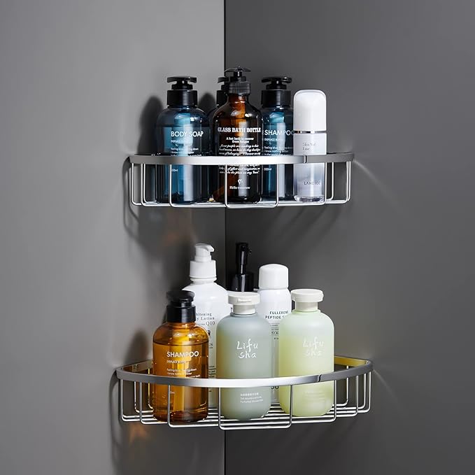 Corner Shower Caddy Organizer, SUS304 Stainless Steel Heavy Duty Rust-Proof by GORDEE