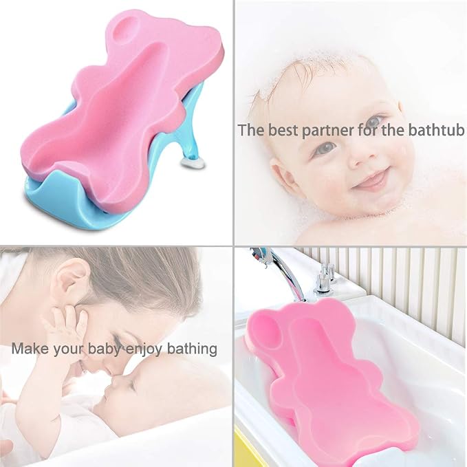 Soft Infant Bath Sponge Skid Proof Baby Bath Mat Newborn Odor Free - Image 5