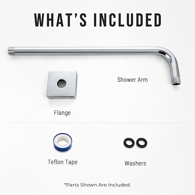 G-Promise All Metal 15.2-Inch Shower Arm - Image 7