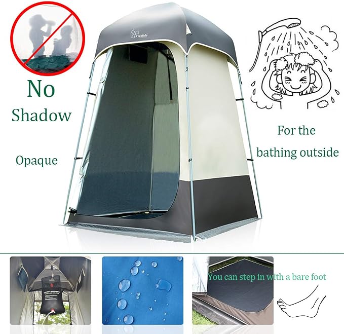 Outdoor Shower Tent Changing Room Privacy Portable Camping Shelters - Image 3