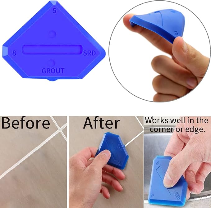 Professional Silicone Caulking Tool Kit, Reusable Silicone Profiling Kit - Image 5