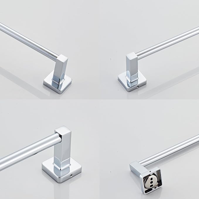 24 Inch Towel Racks for Bathroom Wall Mounted, Chrome Finish Stainless Rack - Image 6