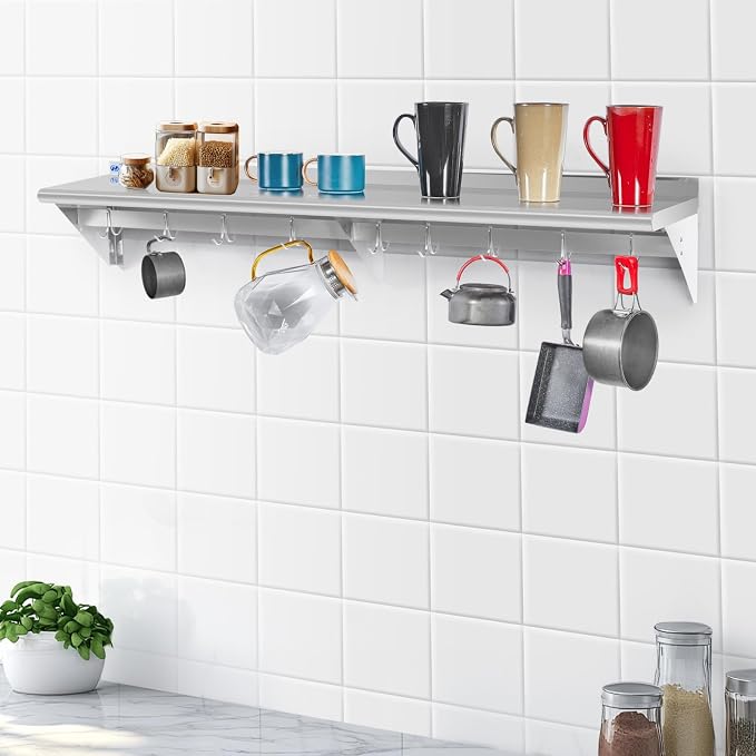 Hally Stainless Steel Shelf - Image 8