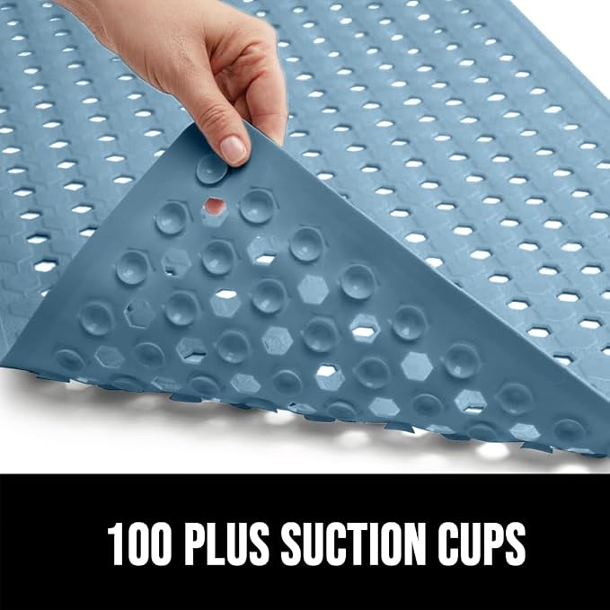 GORILLA GRIP Patented Square Shower Stall Mat, Small Bathtub Floor Mats - Image 7