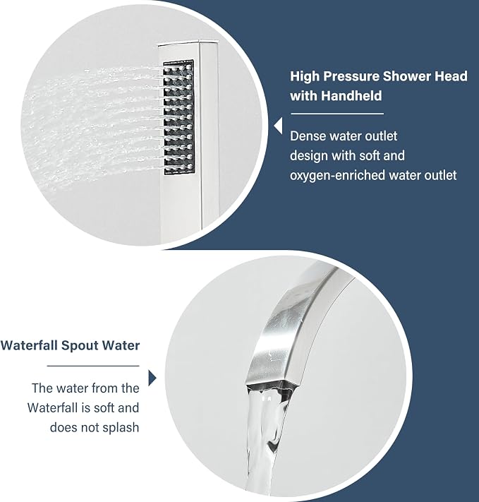 Freestanding Tub Filler, Floor Mount Bathtub Faucet - Image 4