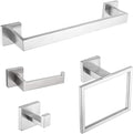 4-Piece Bathroom Hardware Set, Towel Rack Towel Holder Toilet Paper Holder by Nxxcli