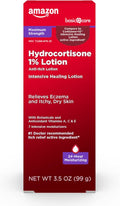 Amazon Basic Care Maximum Strength 1% Hydrocortisone Anti-Itch Lotion by AmazonBasicCare
