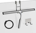 Shower Squeegee Set, Include Shower Door Hook, Adhesive Hook and Spare Silicone by SSTOOHL