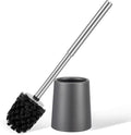 Toilet Brush and Holder Case Coated Metal Case and Stainless Steel Handle by Smartbin