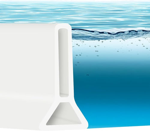 1.96'' High Shower Threshold Water Dam Collapsible 67IN Shower Water Splash by Unknown