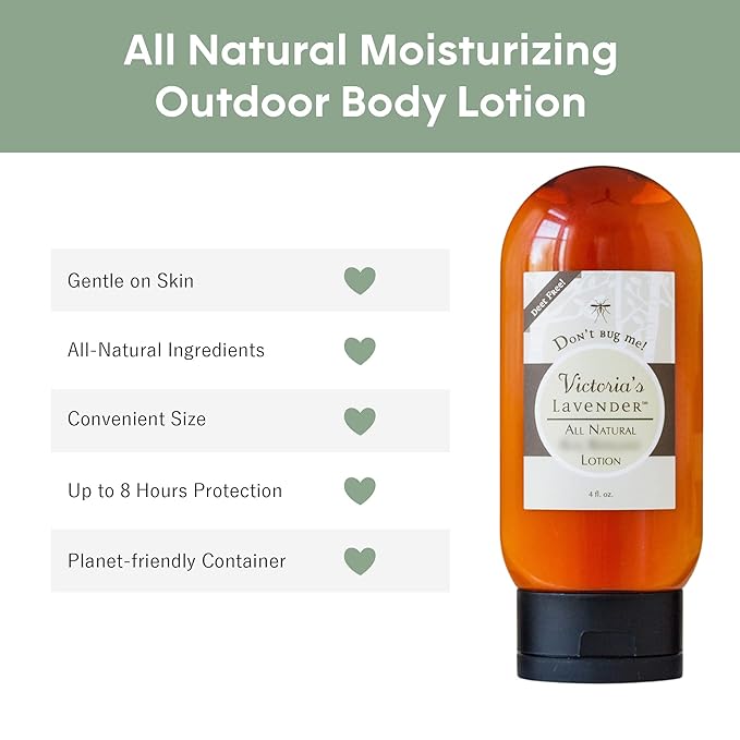 Victoria's Lavender All Natural Moisturizing Body Lotion - Image 4