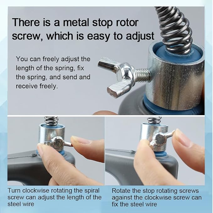Drain Clog Remover＆Drain Auger 16 FT＆Drain Snake Hair Remover, Toilet Plumbing - Image 6