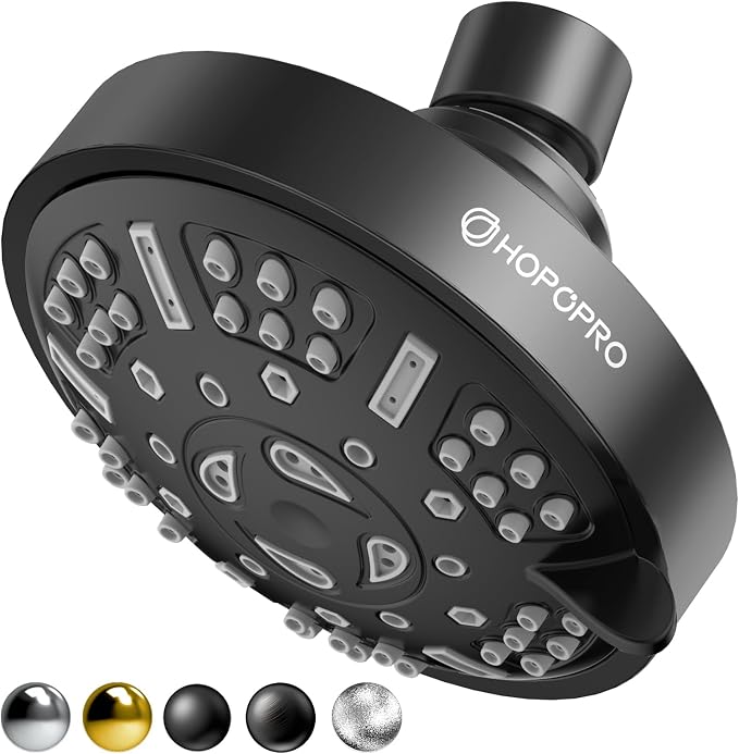 HOPOPRO Upgraded 9 Settings High Pressure Shower Head, NBC News Recommended by HOPOPRO