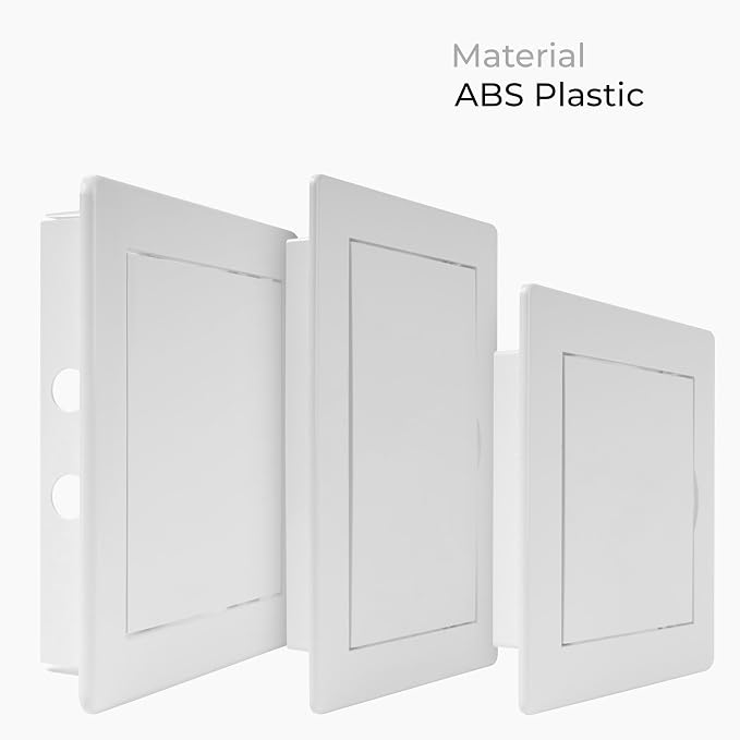 12 x 12 Inch White Access Panel – ABS Plastic Rectangular Wall & Ceiling Access - Image 3
