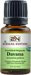 Davana Essential Oil USDA Certified Organic 100% Pure Premium Therapeutic Grade by NirvanaNurture