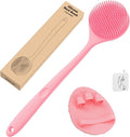 Manmihealth Silicone Back Scrubber & Soft Bath Brushes Set, Super-Cleaning Body by ManmiHealth