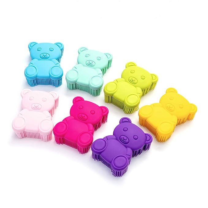 Premium Sensory Brush for Kids or Autism, Soft Silicone Body Scrubber, 2 in 1 - Image 8