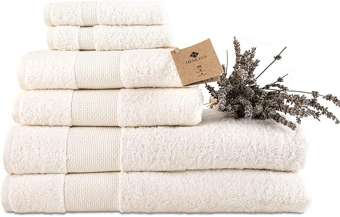 Hencely 6-Piece Bath Towel Set by HENCELY