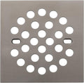RRAJJ Square Improve 4-1/4 Inch Screw-in Shower Floor Drain Grate Strainer by RRAJJ