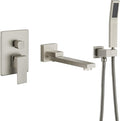 DASAN Swiveling Wall Mount Tub Filler Faucet Set by Dasan