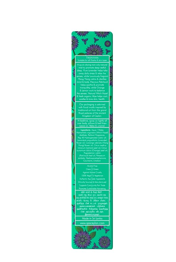 SPA CEYLON SLEEP Body & Pillow Mist | Non-Oily Natural Mist | Reduces Stress | - Image 6