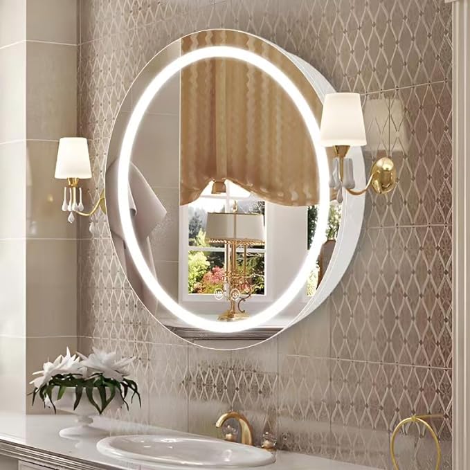 Led Round Medicine Cabinet, Bathroom Medicine Cabinet by Janboe