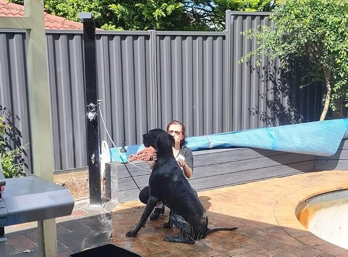 Bondi Black ADA 316 Marine Grade Stainless Steel Outdoor Shower Panel-No Rust! - Image 5