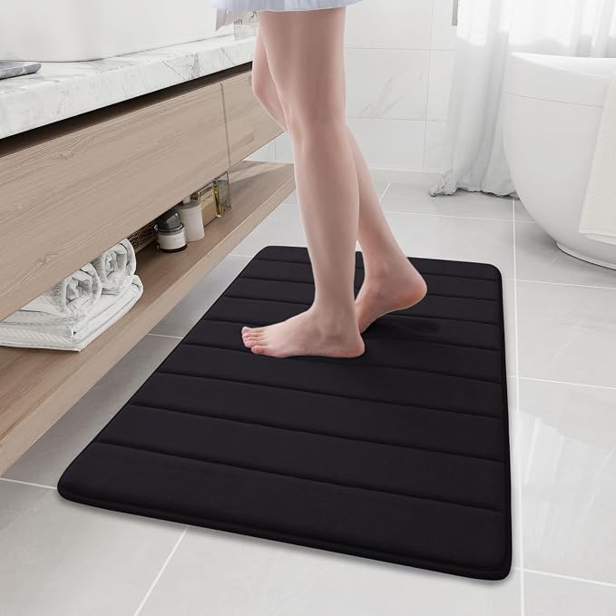 Buganda Memory Foam Bath Mat, 35.4" x 24", Ultra Soft and Non-Slip Bathroom Rugs by Buganda