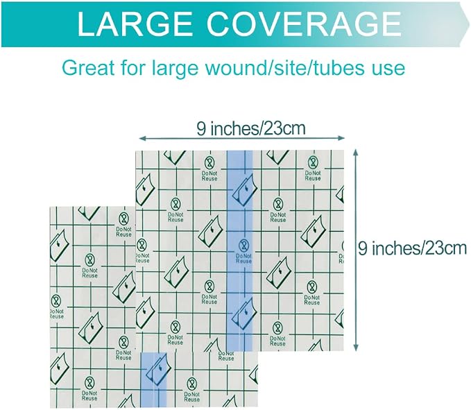 Waterproof Dialysis Catheter Shower Protector Shower Cover - Image 7