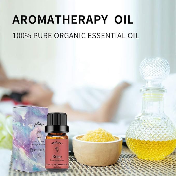 yethious Rose Essential Oil Organic Flower Natrual Peony Essential Oil - Image 5