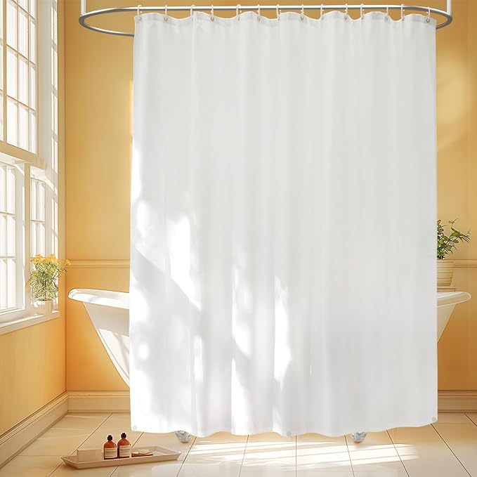Waterproof Fabric Shower Curtain Liner 78'' Wide by Seenus