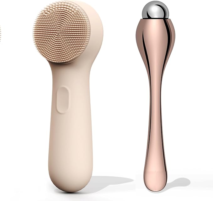 NågraCoola CLIE 2.0 Silicone Face Scrubber, Facial Cleansing Brush, Rechargeable by N%C3%A5graCoola