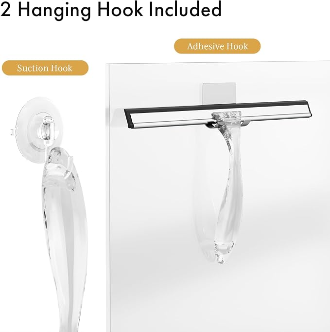 AmazerBath Shower Squeegee for Glass Doors, All-Purpose Squeegee - Image 7