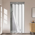 River Dream Stall Waffle 3 in 1 Shower Curtain Set, by RiverDream