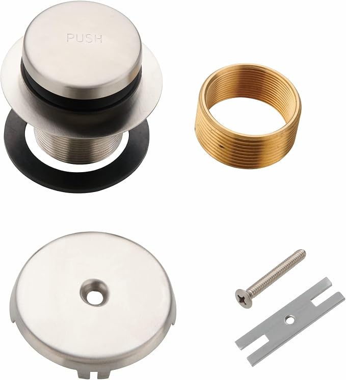 Tub Drain Tip Toe Bathtub Drain Conversion Kit Assembly, Replacement Bath Drain by WELLUP