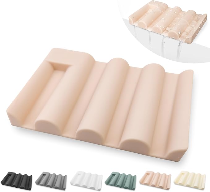Soap Dish for Shower, Bathroom & Kitchen – Non-Slip, Self-Draining Design to by MrBulloc