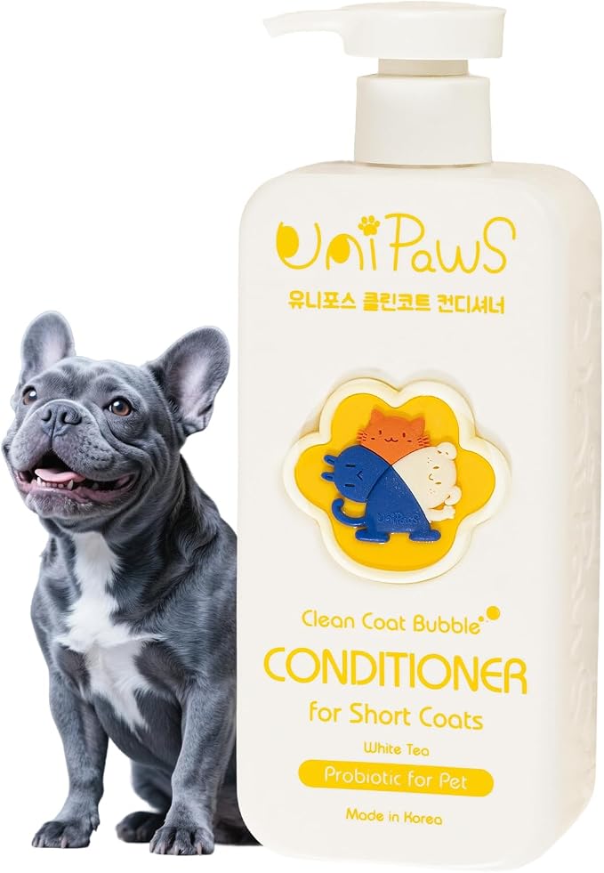 Unipaws Probiotic Short-Haired Dog Conditioner – Degreasing, Soothing & by UnipawsCare