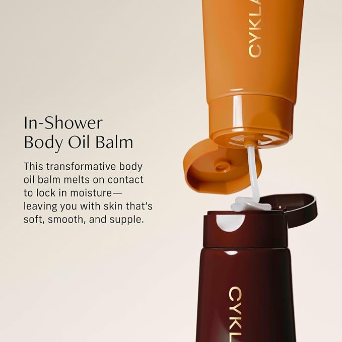 CYKLAR In-Shower Oil Balm. Sacred Santal Scented Hydrating Body Moisturizer - Image 2
