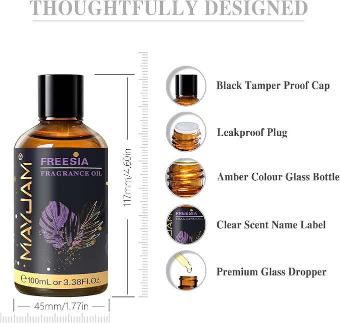 MAYJAM 100ML/3.38FL.OZ Freesia Fragrance Oils - Image 7