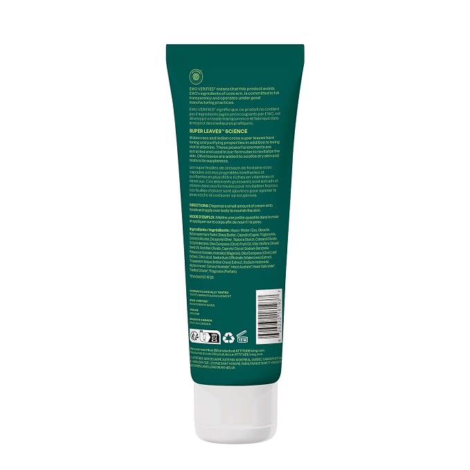 ATTITUDE Body Cream, EWG Verified Moisturizer, Vegan Moisturizing Products - Image 7