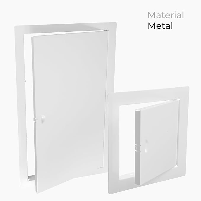 10x20 Inch White Access Panel – Metal Rectangular Wall & Ceiling Access Door - Image 3
