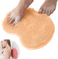 Shower Foot Scrubber Mat with Non-Slip Suction Cups, Foot Back Cleaning Pad by KRUGGO