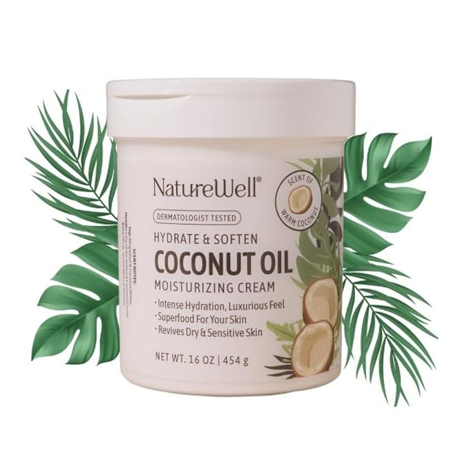 NATURE WELL Hydrate & Soften Coconut Oil Moisturizing Cream by NATUREWELL