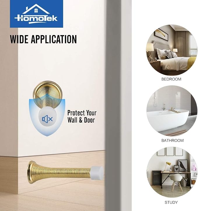 HOMOTEK 1 Pack Spring Door Stopper - Image 6