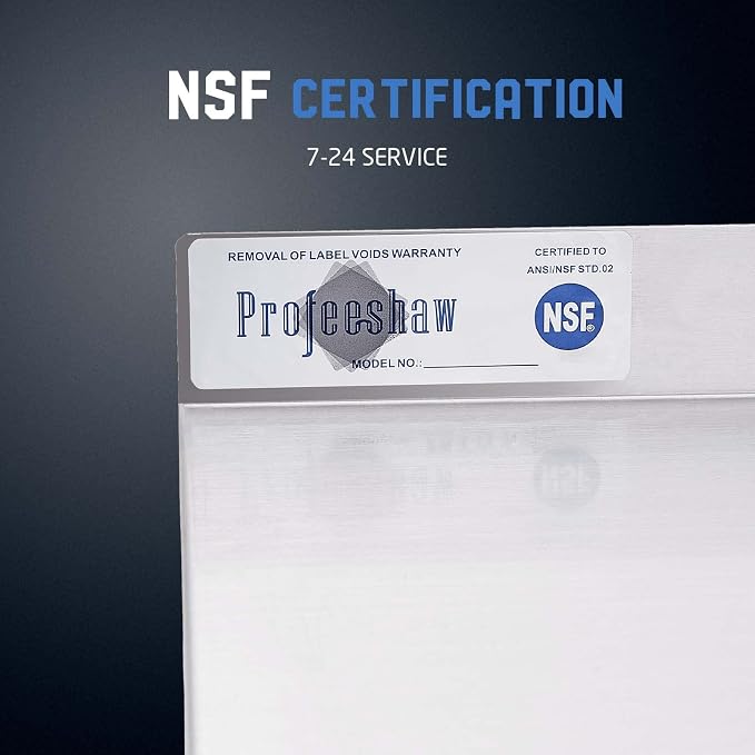 Profeeshaw NSF Stainless Steel Shelf 14” x 24”, 250 lb Commercial Shelves Wall - Image 4