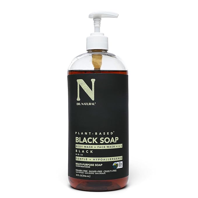 Dr. Natural Multi-Purpose Black Liquid Soap by DrNatural