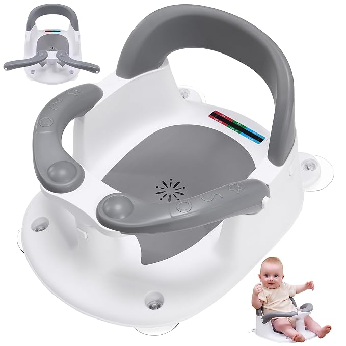 Baby Bath Seat for Babies 6 Months & Up Sitting Up, Infant Bath Seat - Image 9